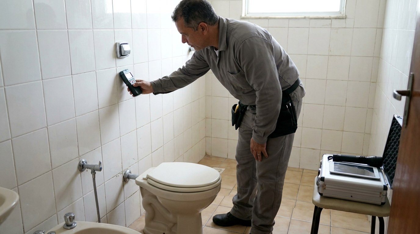 Inspeção de Vazamento no Banheiro em Suzano‑SP