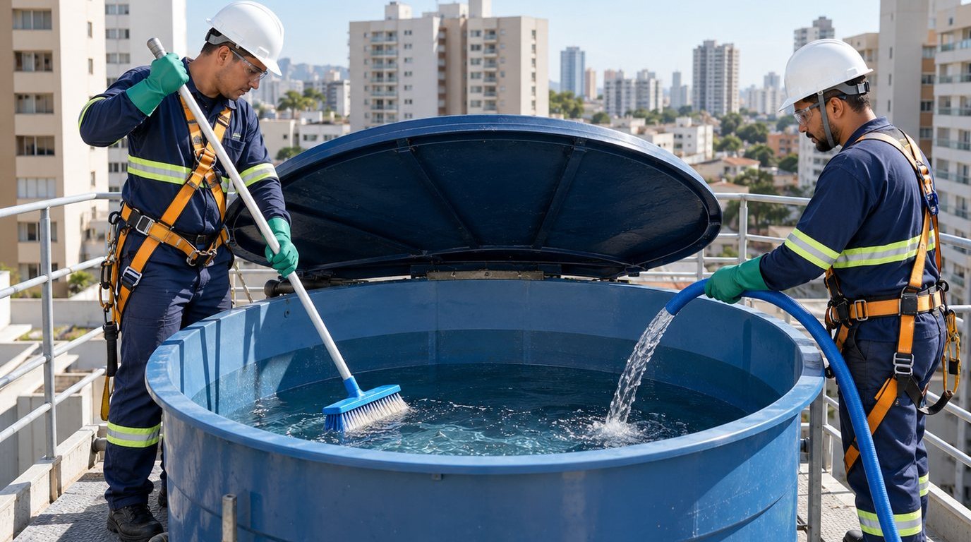Reservatório de Condomínio em Suzano‑SP