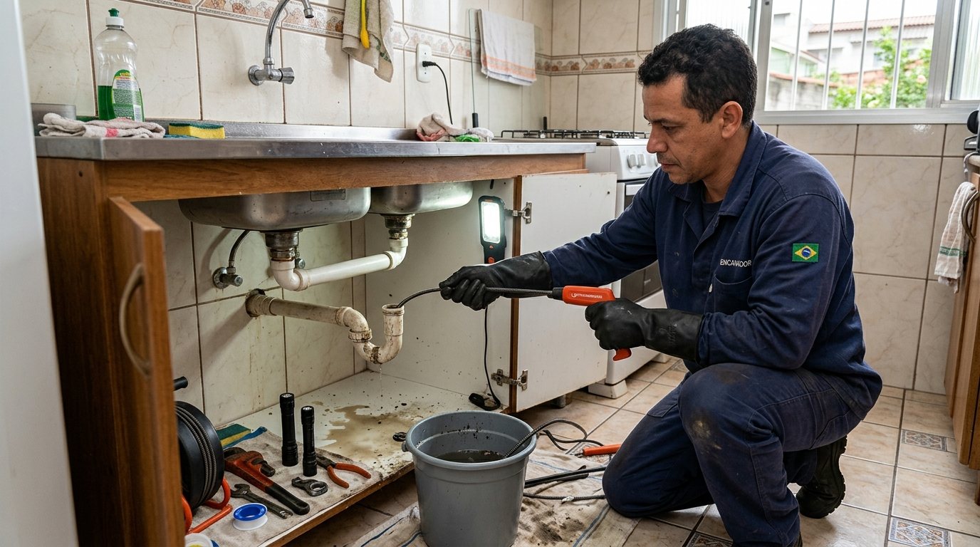 Troca de Flexíveis e Conexões em Suzano‑SP